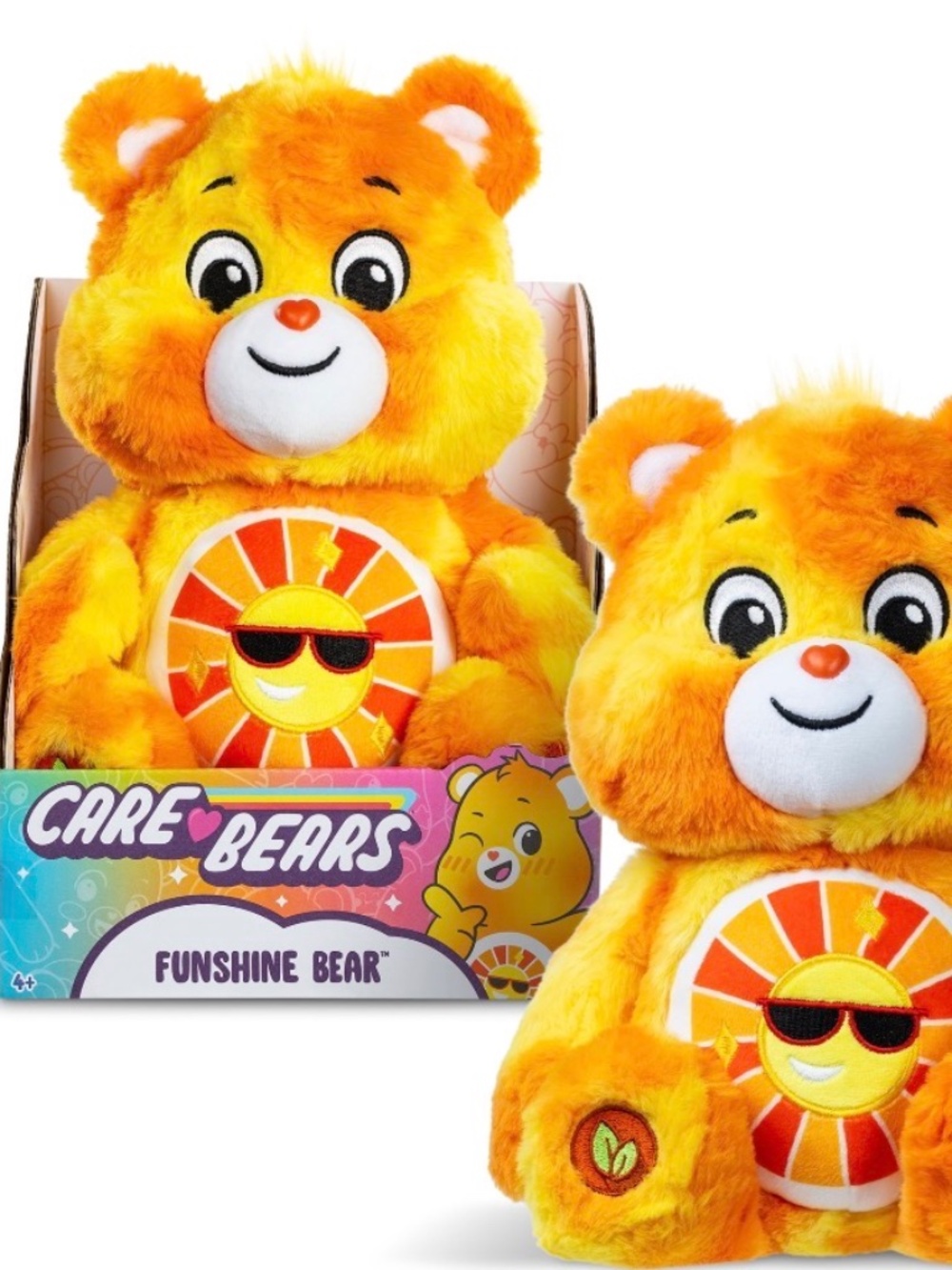 Care Bears - 14" Medium Plush - Color Splash Collection - Funshine Bear